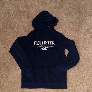 Small Navy Hollister Hoodie
